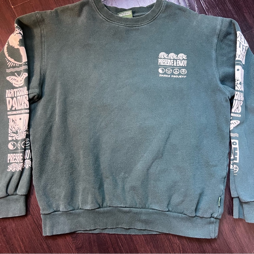 Parks Project National Park Dark Green Crewneck Sweatshirt